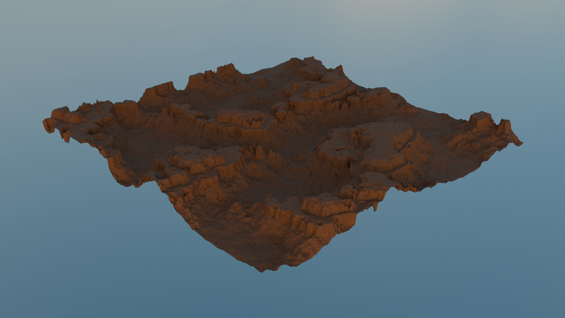 TerraForge — desert terrain
